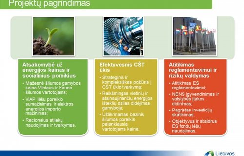 Konferencijoje pristatyti Vilniaus ir Kauno šilumos gamybos projektai